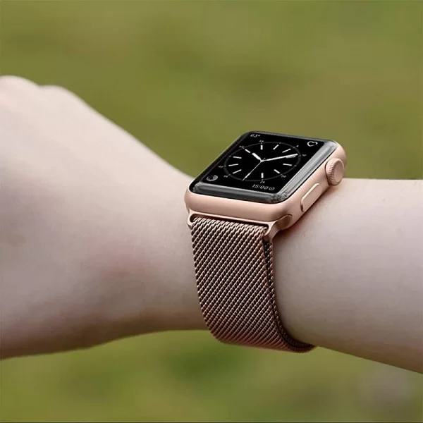 Curea Goospery Mesh Band Apple Watch (44 mm) [Gold]
